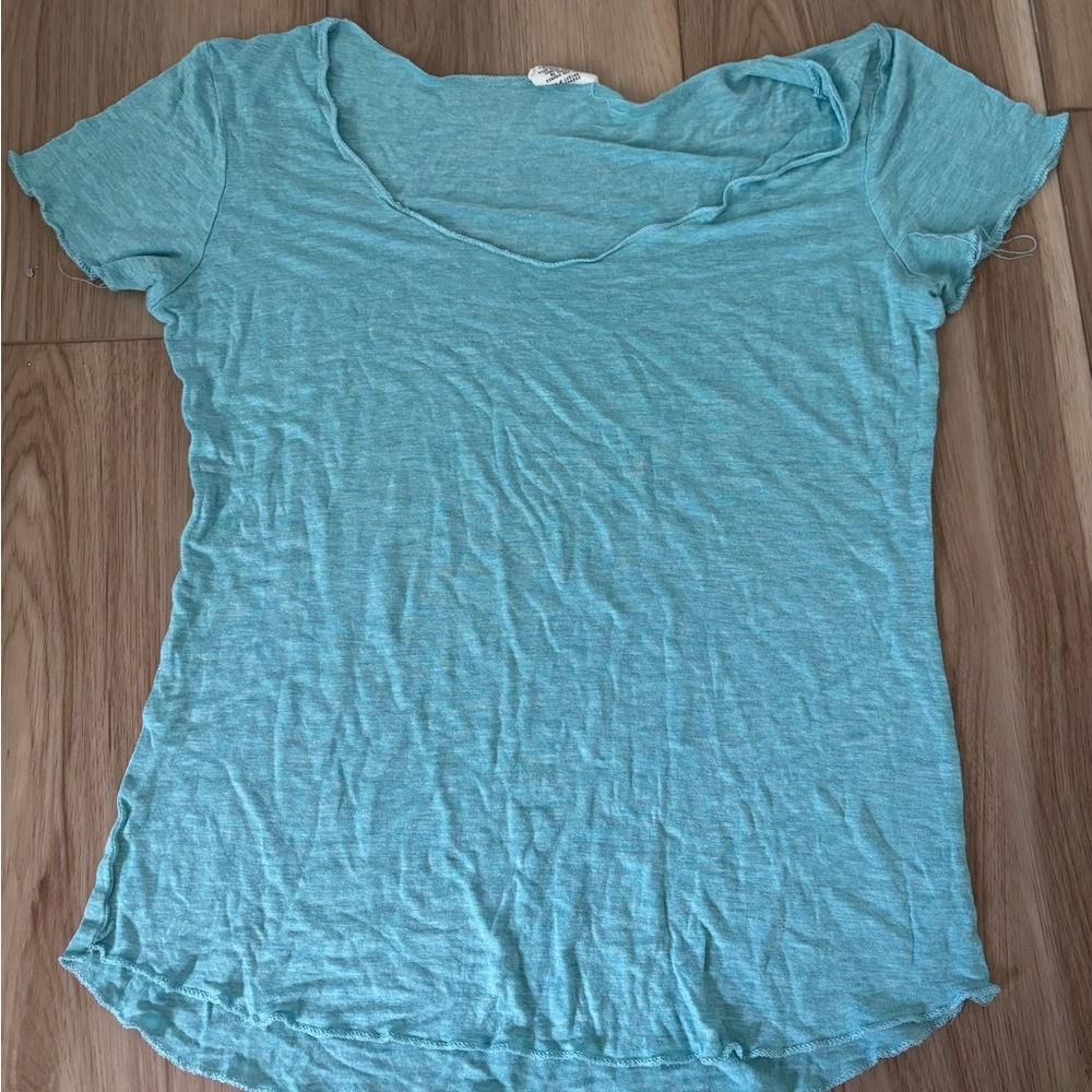 Full Tilt Aqua Short Sleeve Tee